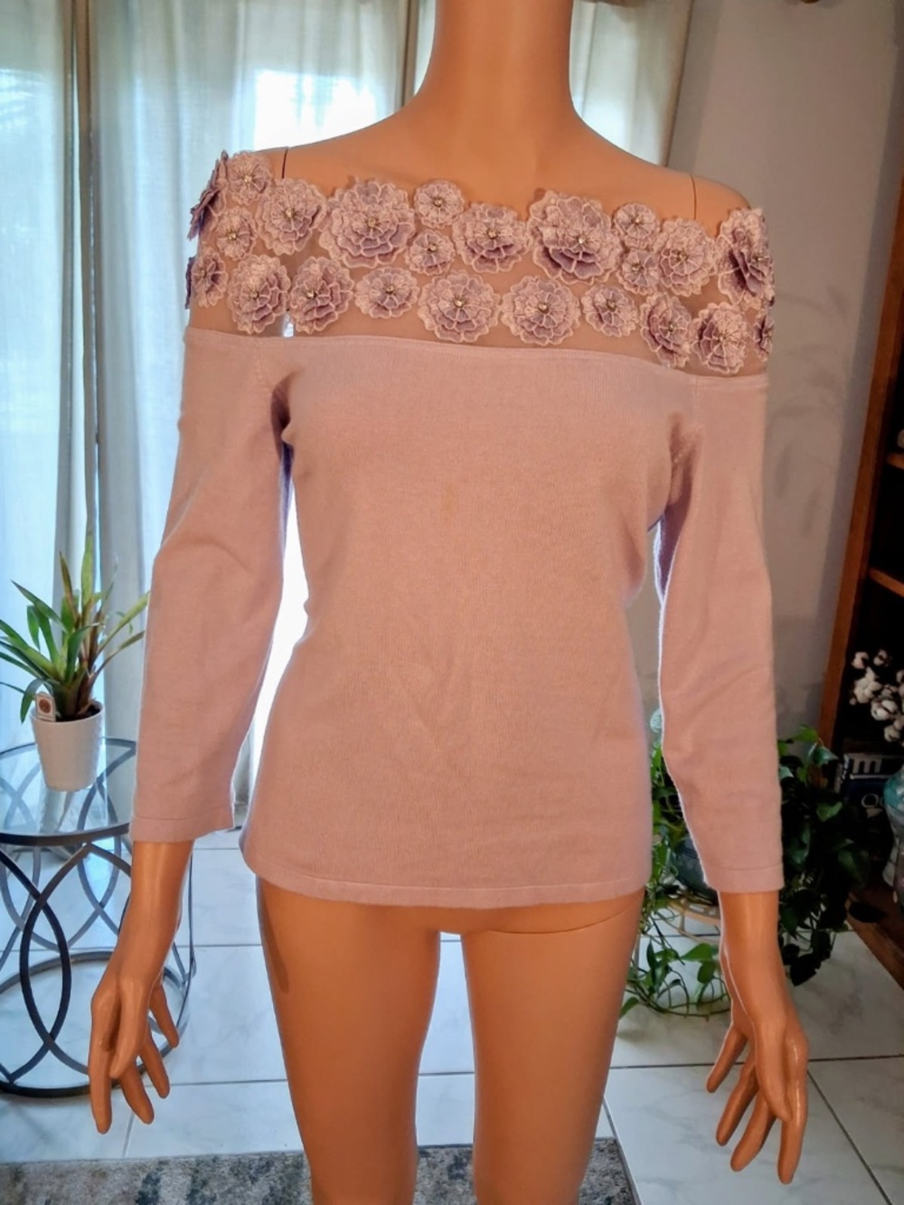 Glamour Off-the-Shoulder Lavender Top!